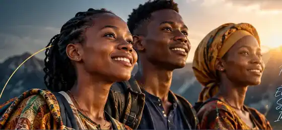 Illustration of the next generation of young African changemakers